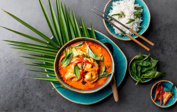 Thai Green Curry with Shrimp